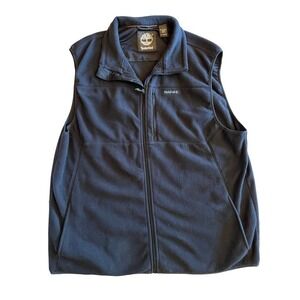 Men's Timberland Black Fleece Vest. Size XL